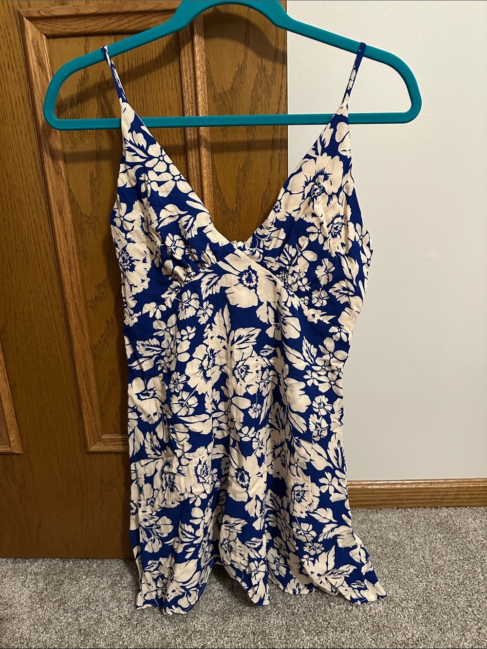 Like New Lulu’s Floral Dress with Adjustable Straps